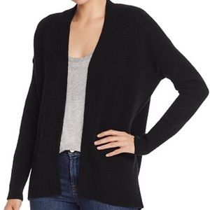 Aqua 100% cashmere black cardigan